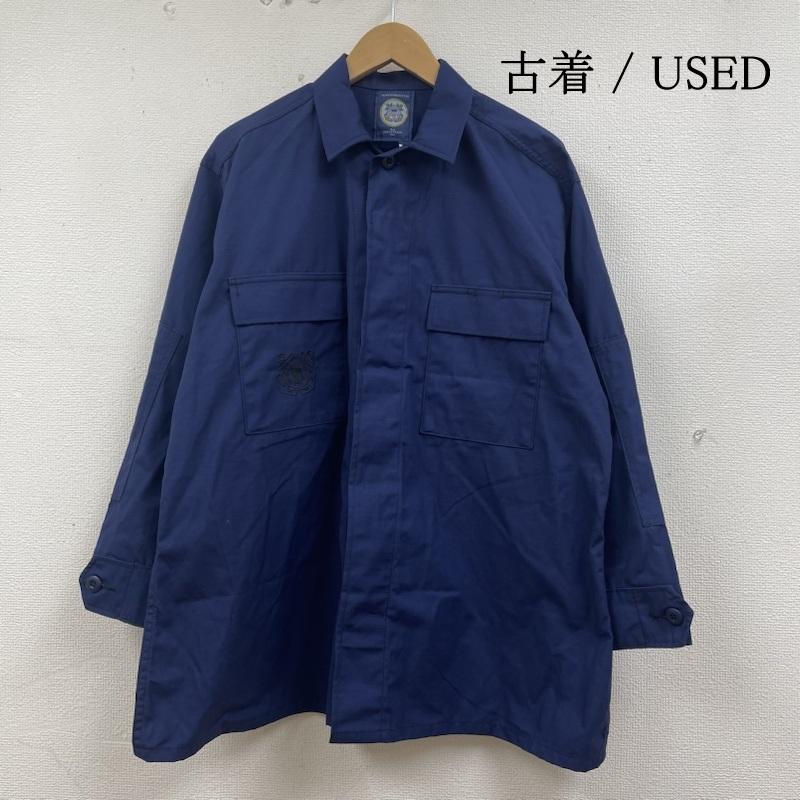 古着 USED ジャケット、上着 ジャンパー、ブルゾン USCG リップストップ BDU ユーティリティ シャツジャケット アメリカ沿岸警備隊 サイズ45R - ロゴ、文字 X 刺繍 青 / ブルー / blue メンズ USED 古着 中古 50133249