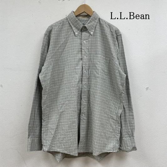 エルエルビーン L.L.Bean シャツ、ブラウス 長袖 長袖 シャツ USA製 90s チェック柄 ボタンダウン マルチカラー サイズ16 1/2-35 大きめ - チェック マルチカラー / マルチカラー / multicolor メンズ USED 古着 中古 50133251