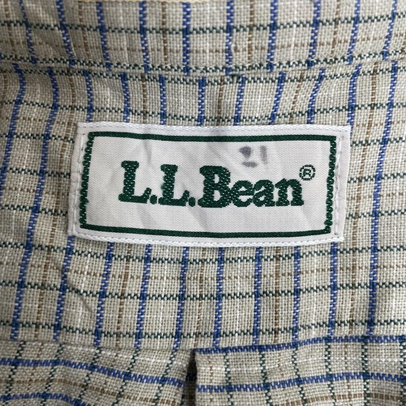 エルエルビーン L.L.Bean シャツ、ブラウス 長袖 長袖 シャツ USA製 90s チェック柄 ボタンダウン マルチカラー サイズ16 1/2-35 大きめ - チェック マルチカラー / マルチカラー / multicolor メンズ USED 古着 中古 50133251