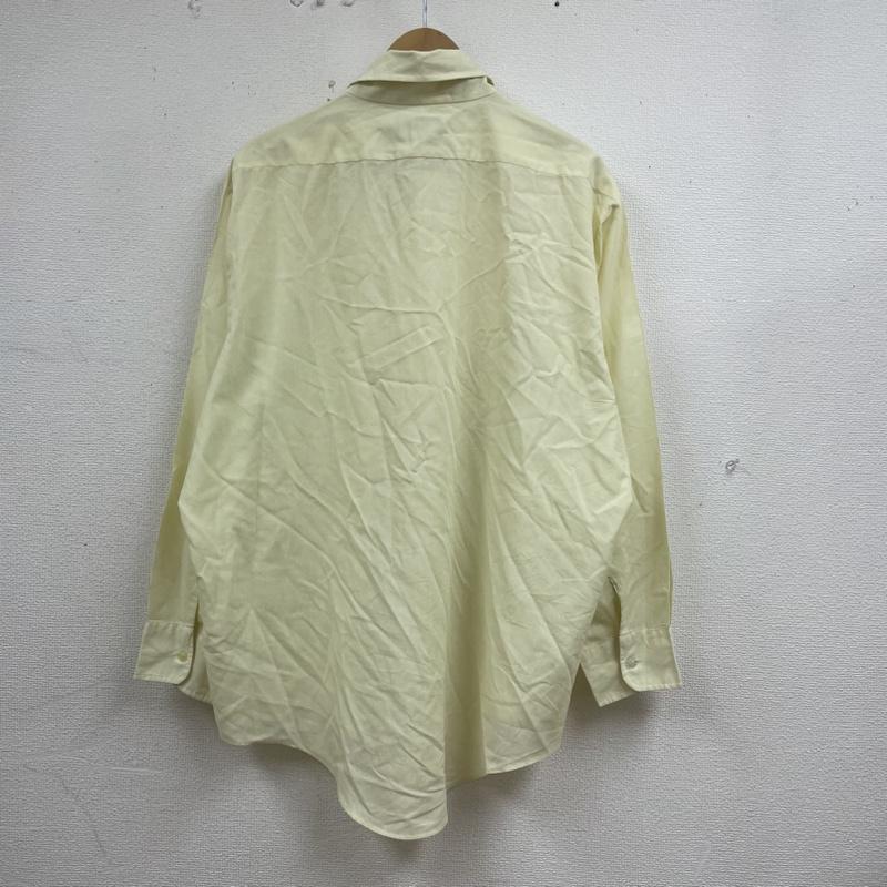 ジェイシーペニー J.C.PENNY シャツ、ブラウス 長袖 ヴィンテージ 70s MW シャツ ノーアイロン 長袖 ボタンアップ 無地 無地 黄 / イエロー / yellow メンズ USED 古着 中古 50133252