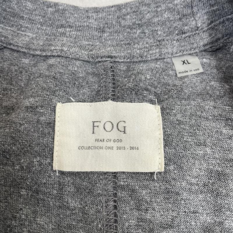 フィアーオブゴッド Fear of God Tシャツ 長袖 15-16 USA製 ロンT 長袖 Tシャツ クルーネック ラグランスリーブシャツ 大きめ ビッグシルエット XL 無地 灰 / グレー / gray メンズ USED 古着 中古 50133268