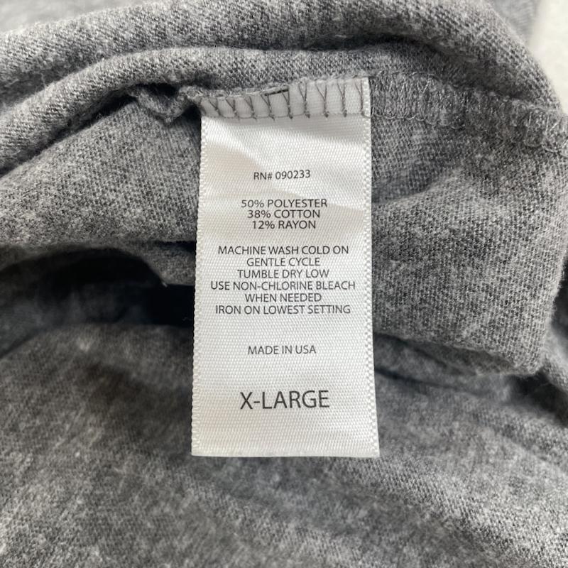 フィアーオブゴッド Fear of God Tシャツ 長袖 15-16 USA製 ロンT 長袖 Tシャツ クルーネック ラグランスリーブシャツ 大きめ ビッグシルエット XL 無地 灰 / グレー / gray メンズ USED 古着 中古 50133268