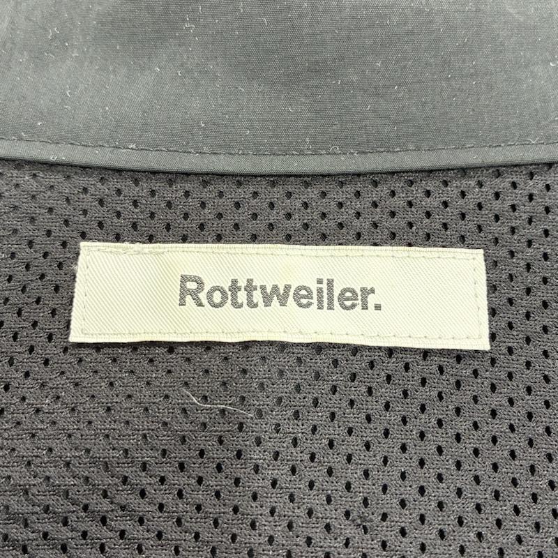 ロットワイラー ROTTWEILER ジャケット、上着 ジャンパー、ブルゾン 20ss 撥水 スパンライク タイプライター ストレッチ ナイロン トラックジャケット RW20S0101 S ワンポイント X ロゴ、文字 X 刺繍 黒 / ブラック / black X 白 / ホワイト / white メンズ USED 古着 中古 50133352