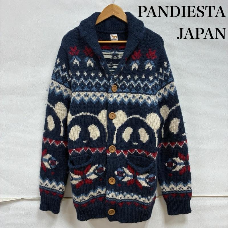 古着 USED カーディガン 長袖 PANDIESTA JAPAN パンディエスタ ジャパン ネイティブ ウール カウチン ニット セーター カーディガン L キャラクター マルチカラー / マルチカラー / multicolor メンズ USED 古着 中古 50133360