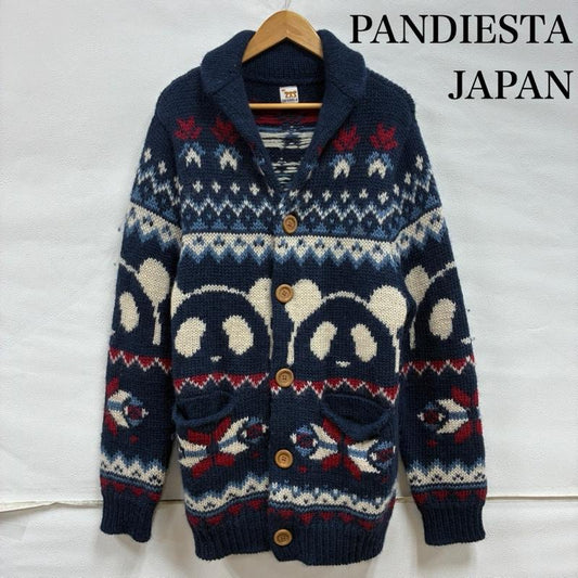 古着 USED カーディガン 長袖 PANDIESTA JAPAN パンディエスタ ジャパン ネイティブ ウール カウチン ニット セーター カーディガン L キャラクター マルチカラー / マルチカラー / multicolor メンズ USED 古着 中古 50133360