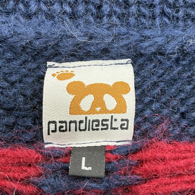 古着 USED カーディガン 長袖 PANDIESTA JAPAN パンディエスタ ジャパン ネイティブ ウール カウチン ニット セーター カーディガン L キャラクター マルチカラー / マルチカラー / multicolor メンズ USED 古着 中古 50133360
