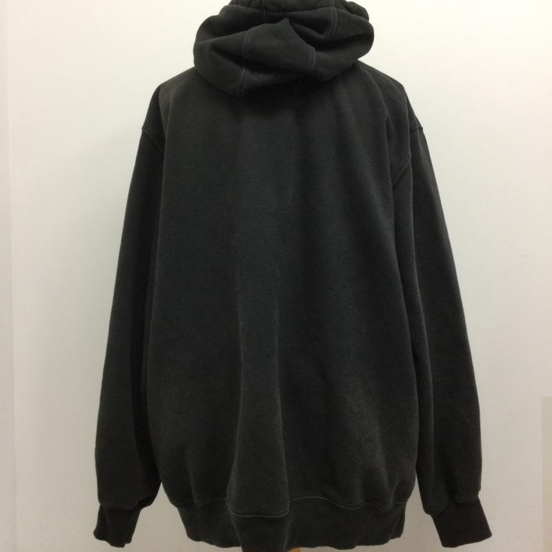 カーハート Carhartt パーカー 長袖 古着 カーハート パーカー メキシコ製 ロゴタグ ゆるだぼ　プルオーバー XL ロゴ、文字 黒 / ブラック / black メンズ USED 古着 中古 50133365