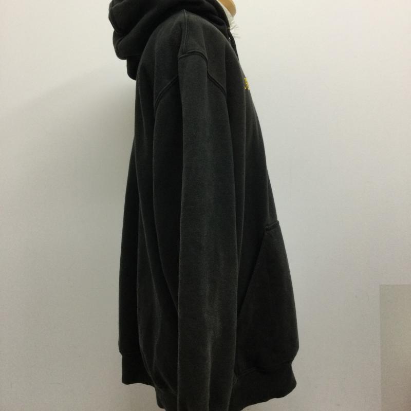 カーハート Carhartt パーカー 長袖 古着 カーハート パーカー メキシコ製 ロゴタグ ゆるだぼ　プルオーバー XL ロゴ、文字 黒 / ブラック / black メンズ USED 古着 中古 50133365