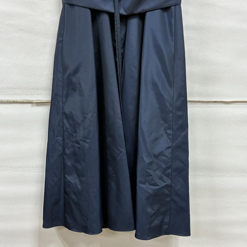 エメ AIMER ワンピース ロングスカート Acret ノースリーブ パーティ ドレス ワンピース レースアップ リボン ベルト M 無地 紺 / ネイビー / navy レディース USED 古着 中古 50133377