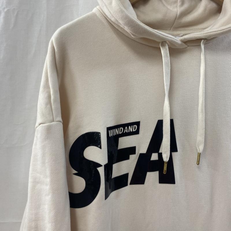 ウィンダンシー WIND AND SEA パーカー 長袖 530900-02 22SP-I PUMA X WIND AND SEA HOODY Eggnog US:L L ロゴ、文字 オフホワイト / オフホワイト / メンズ USED 古着 中古 50133388