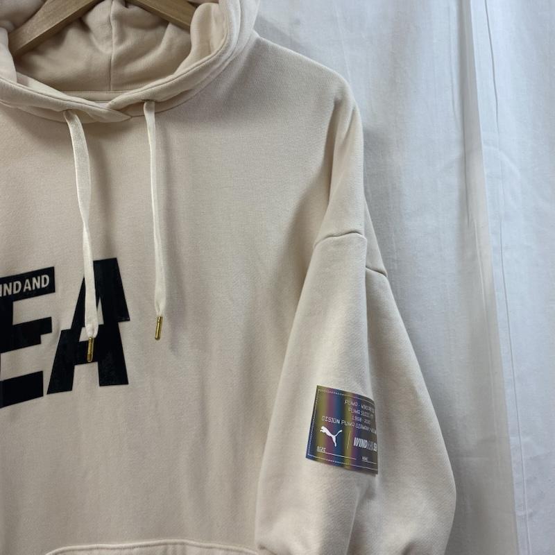 ウィンダンシー WIND AND SEA パーカー 長袖 530900-02 22SP-I PUMA X WIND AND SEA HOODY Eggnog US:L L ロゴ、文字 オフホワイト / オフホワイト / メンズ USED 古着 中古 50133388