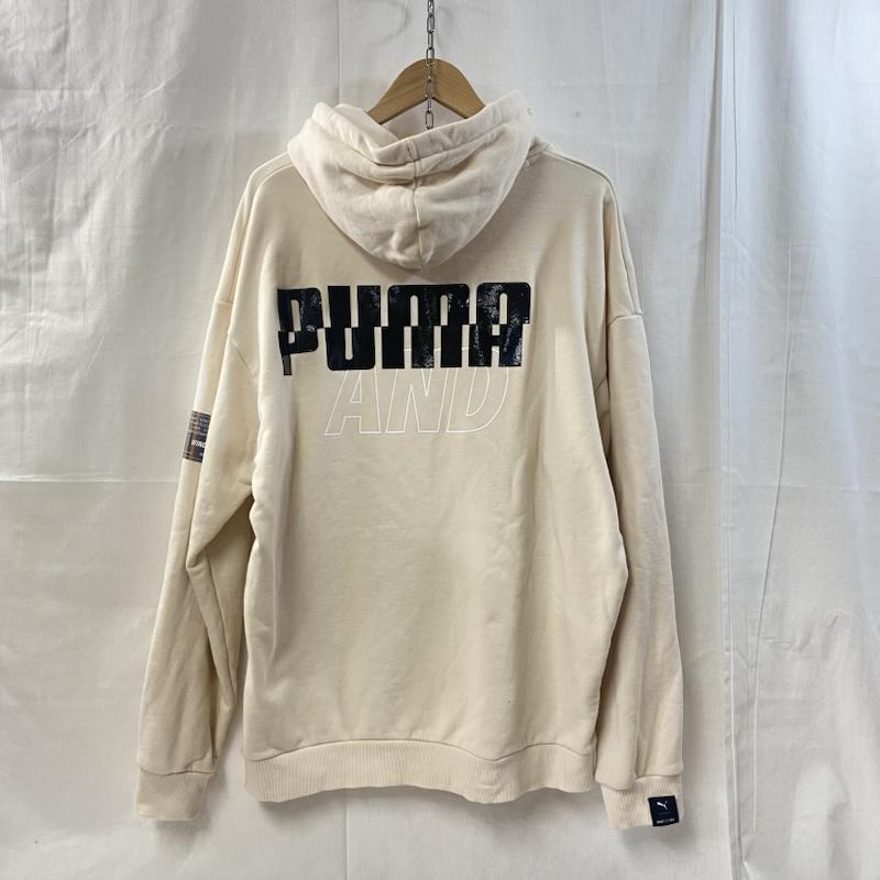 ウィンダンシー WIND AND SEA パーカー 長袖 530900-02 22SP-I PUMA X WIND AND SEA HOODY Eggnog US:L L ロゴ、文字 オフホワイト / オフホワイト / メンズ USED 古着 中古 50133388