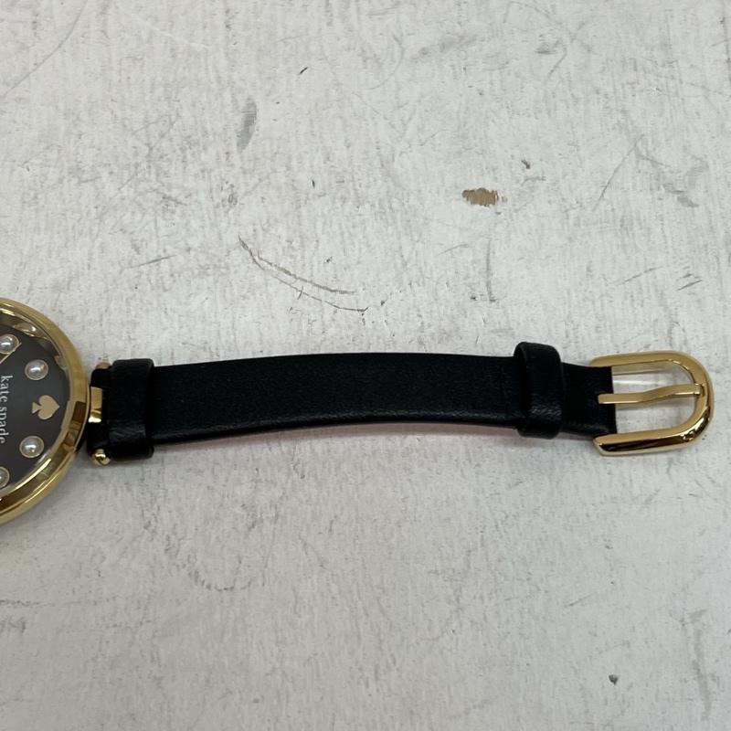 ケイトスペード Kate Spade 腕時計 アナログ（クォーツ式） ホランド ブラック レザー ウォッチ KSW1808 - レディース USED 古着 中古 50133446