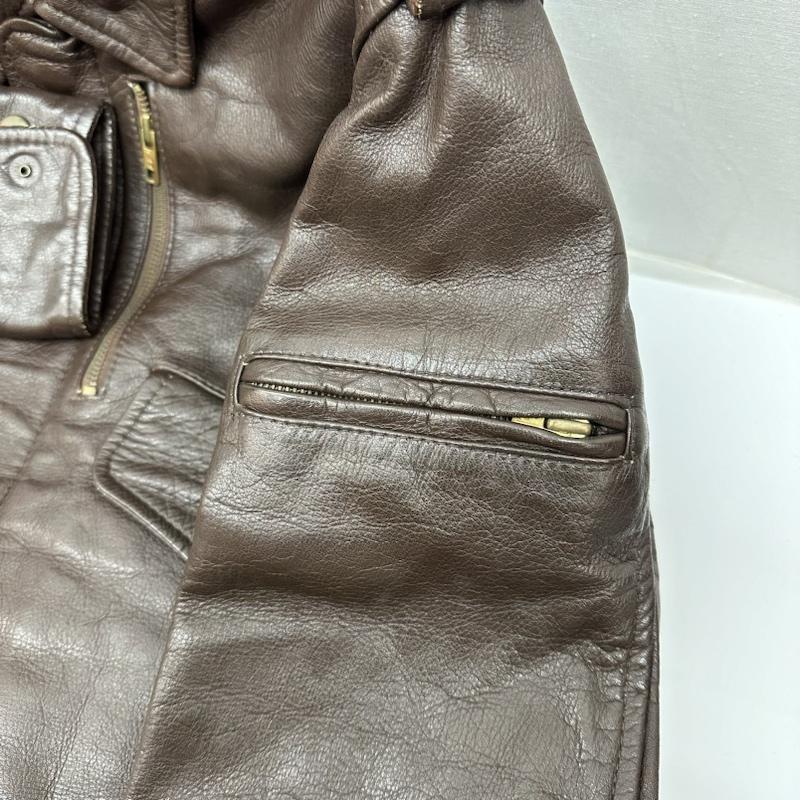 古着 USED ジャケット、上着 レザージャケット 70s BAHRON レザー ライダース ジャケット M 茶 / ブラウン / brown メンズ USED 古着 中古 50133490