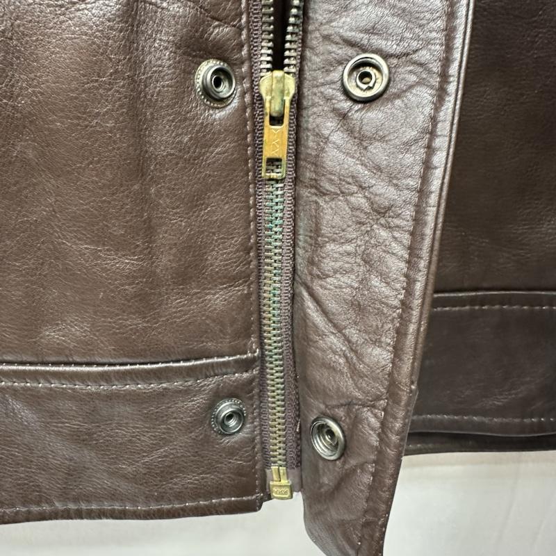古着 USED ジャケット、上着 レザージャケット 70s BAHRON レザー ライダース ジャケット M 茶 / ブラウン / brown メンズ USED 古着 中古 50133490