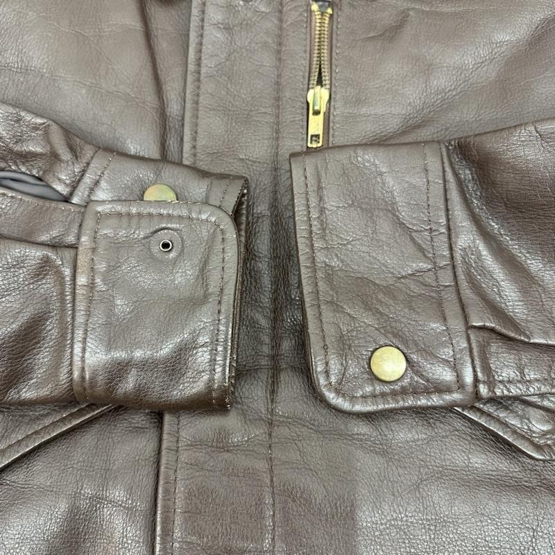 古着 USED ジャケット、上着 レザージャケット 70s BAHRON レザー ライダース ジャケット M 茶 / ブラウン / brown メンズ USED 古着 中古 50133490