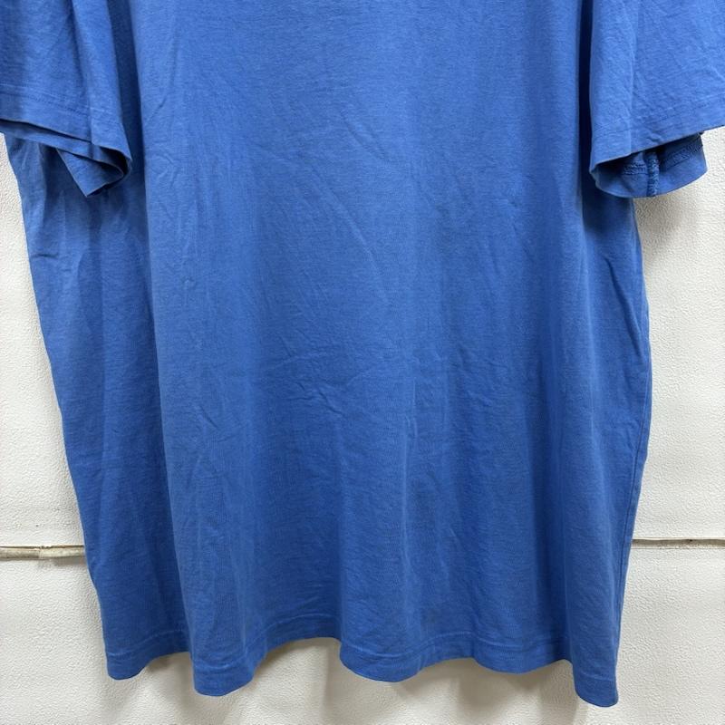 アディダス adidas Tシャツ 半袖 00 s オールド カナダ製 フロント パフォーマンス ロゴ プリント 半袖 Tシャツ XXL ロゴ、文字 X プリント 青 / ブルー / blue X 白 / ホワイト / white X 紺 / ネイビー / navy メンズ USED 古着 中古 50133507