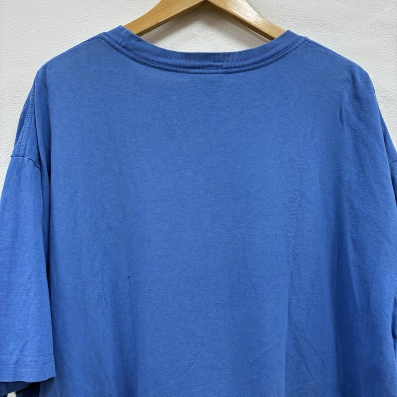 アディダス adidas Tシャツ 半袖 00 s オールド カナダ製 フロント パフォーマンス ロゴ プリント 半袖 Tシャツ XXL ロゴ、文字 X プリント 青 / ブルー / blue X 白 / ホワイト / white X 紺 / ネイビー / navy メンズ USED 古着 中古 50133507