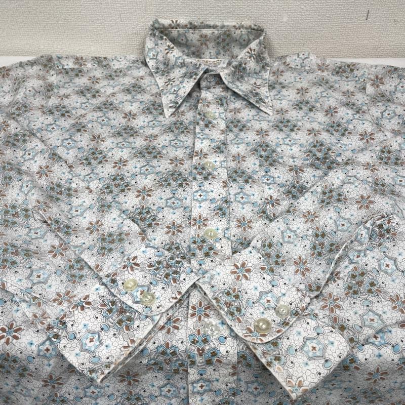 古着 USED シャツ、ブラウス 長袖 70s CASCADE 総柄 アート柄 長袖 シャツ ヴィンテージ 総柄 L 総柄 マルチカラー / マルチカラー / multicolor メンズ USED 古着 中古 50133512