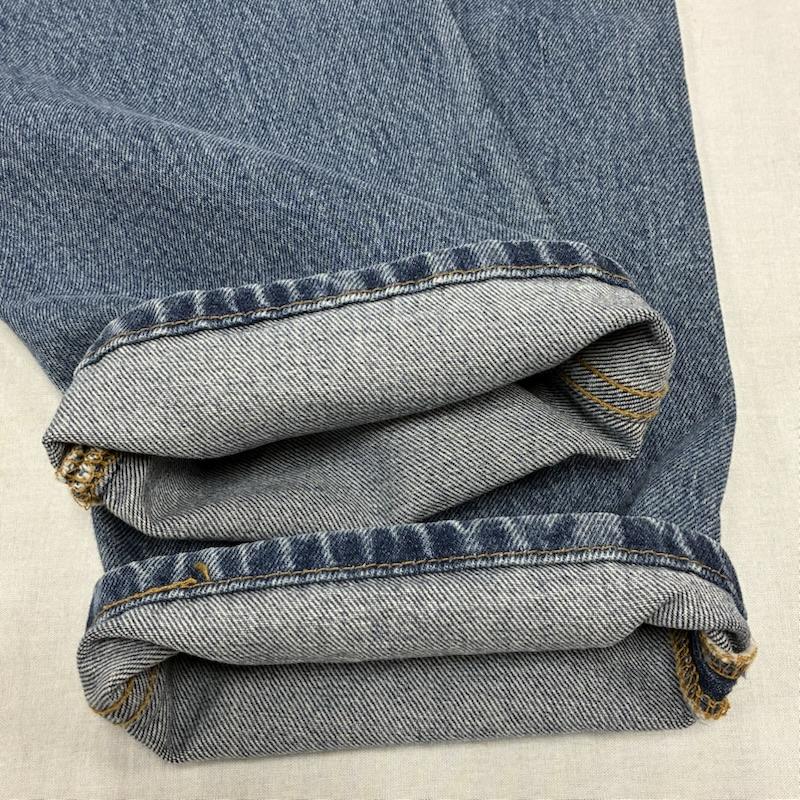リーバイス Levi s パンツ デニム、ジーンズ 501 メキシコ製 00’s ストレート デニム パンツ 00501-0193 2002年製 30インチ ワンポイント インディゴ / インディゴ / Indigo メンズ USED 古着 中古 50133533