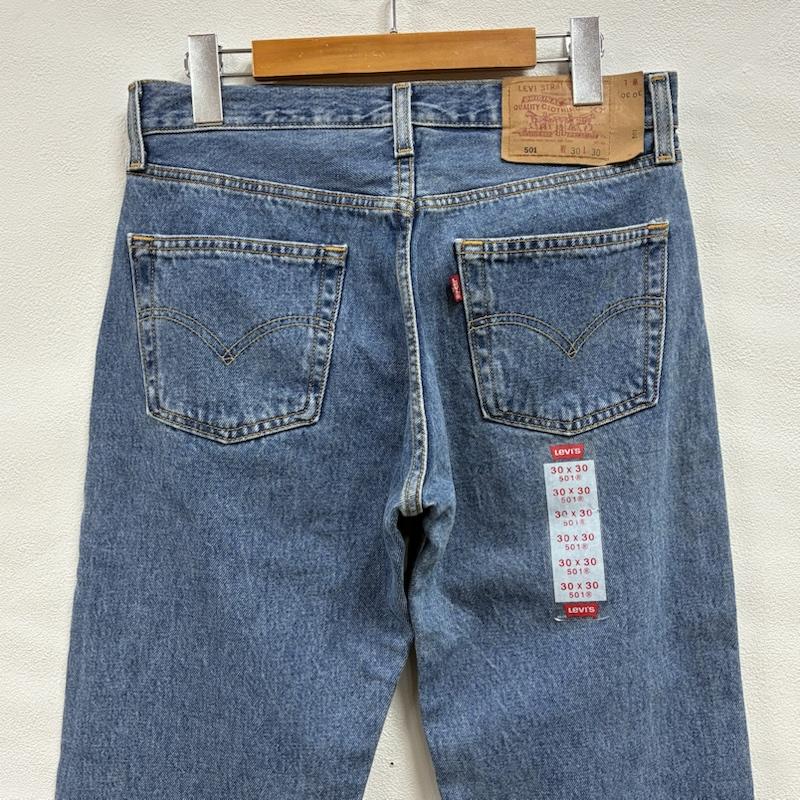 リーバイス Levi s パンツ デニム、ジーンズ 501 メキシコ製 00’s ストレート デニム パンツ 00501-0193 2002年製 30インチ ワンポイント インディゴ / インディゴ / Indigo メンズ USED 古着 中古 50133533