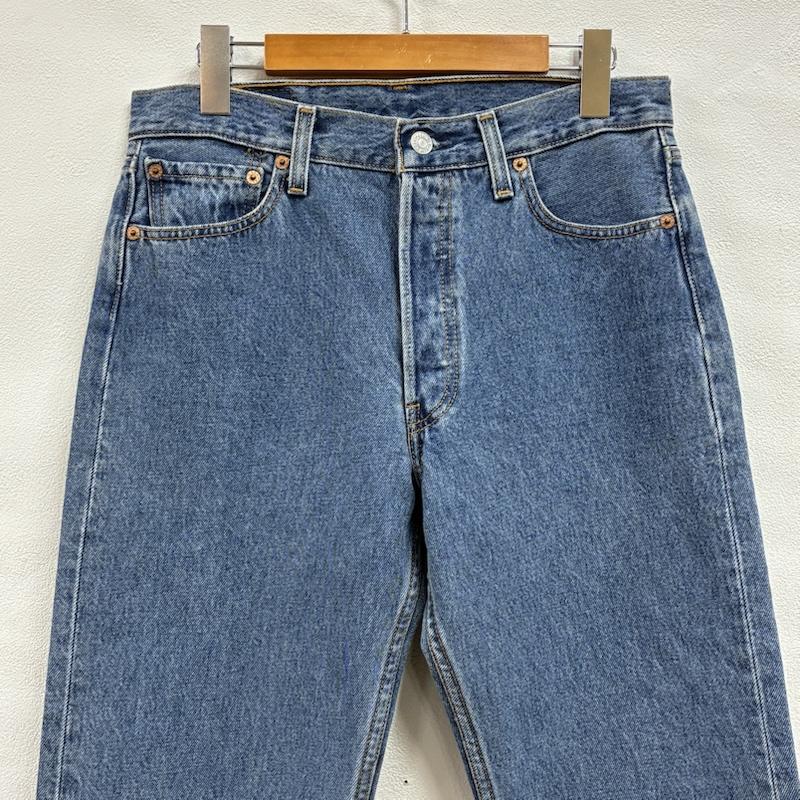 リーバイス Levi s パンツ デニム、ジーンズ 501 メキシコ製 00’s ストレート デニム パンツ 00501-0193 2002年製 30インチ ワンポイント インディゴ / インディゴ / Indigo メンズ USED 古着 中古 50133533