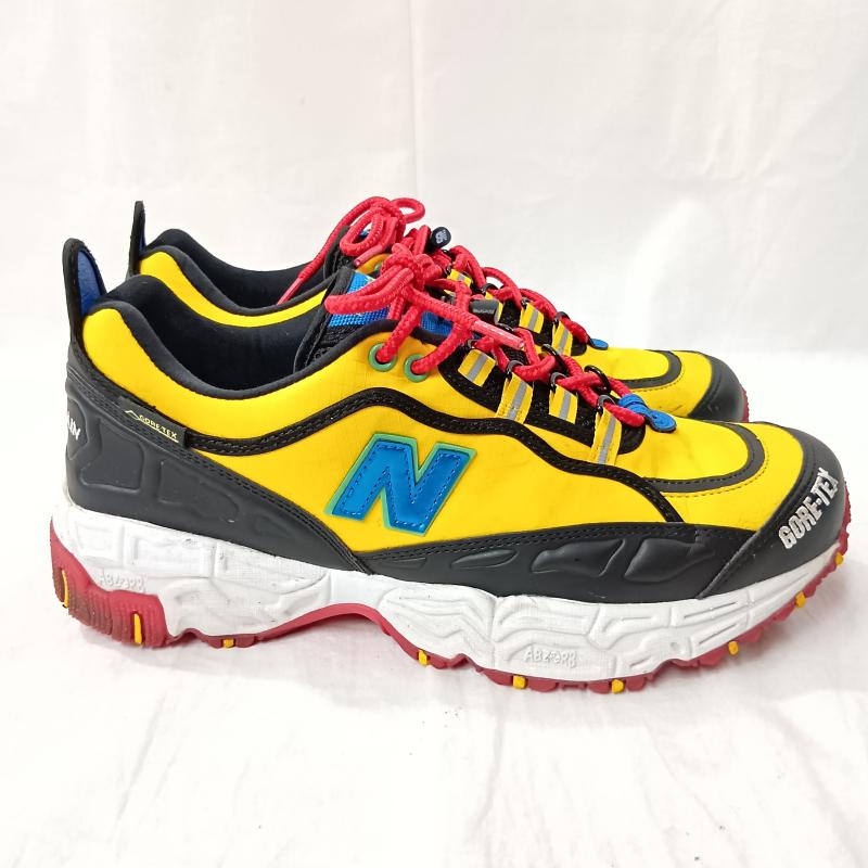 ニューバランス New Balance スニーカー スニーカー THE APARTMENT × NEW BALANCE ML 801GTX toucan ワイズD US9.5/27.5cm GORE-TEX スニーカー 27.5cm ロゴ、文字 黄 / イエロー / yellow X 黒 / ブラック / black メンズ USED 古着 中古 50133552
