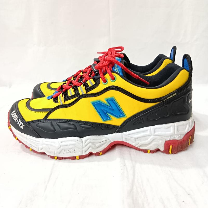 ニューバランス New Balance スニーカー スニーカー THE APARTMENT × NEW BALANCE ML 801GTX toucan ワイズD US9.5/27.5cm GORE-TEX スニーカー 27.5cm ロゴ、文字 黄 / イエロー / yellow X 黒 / ブラック / black メンズ USED 古着 中古 50133552