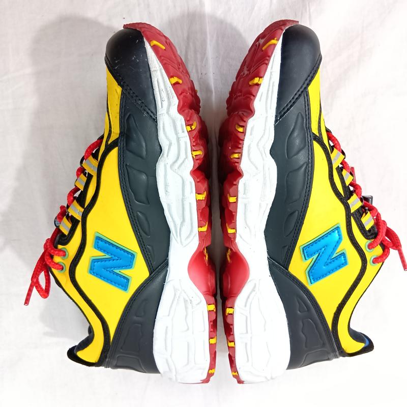ニューバランス New Balance スニーカー スニーカー THE APARTMENT × NEW BALANCE ML 801GTX toucan ワイズD US9.5/27.5cm GORE-TEX スニーカー 27.5cm ロゴ、文字 黄 / イエロー / yellow X 黒 / ブラック / black メンズ USED 古着 中古 50133552