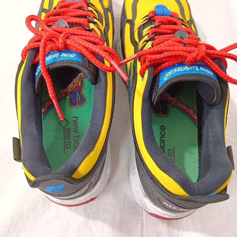 ニューバランス New Balance スニーカー スニーカー THE APARTMENT × NEW BALANCE ML 801GTX toucan ワイズD US9.5/27.5cm GORE-TEX スニーカー 27.5cm ロゴ、文字 黄 / イエロー / yellow X 黒 / ブラック / black メンズ USED 古着 中古 50133552