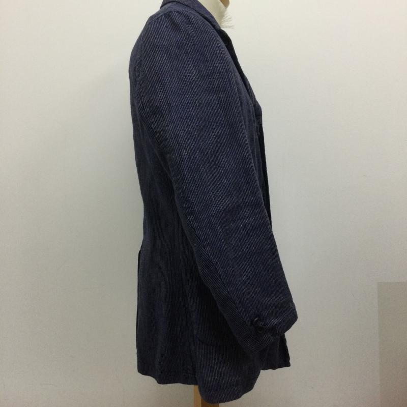 ストンウォルド STONEWOLD ジャケット、上着 ジャケット、ブレザー STONEWOLD 40604154101 テーラードジャケット M リネン M ストライプ 紺 / ネイビー / navy メンズ USED 古着 中古 50133559