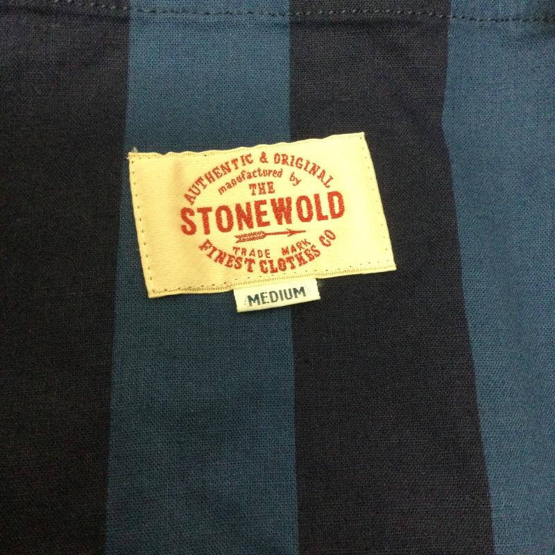 ストンウォルド STONEWOLD ジャケット、上着 ジャケット、ブレザー STONEWOLD 40604154101 テーラードジャケット M リネン M ストライプ 紺 / ネイビー / navy メンズ USED 古着 中古 50133559