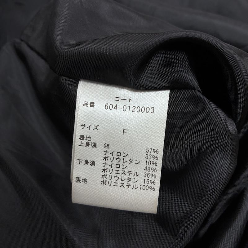 ローズバッド ROSE BUD コート コート一般 20ss シアー ロング コート 切替 フード パーカー 604-0120003 FREE 黒 / ブラック / black レディース USED 古着 中古 50133560