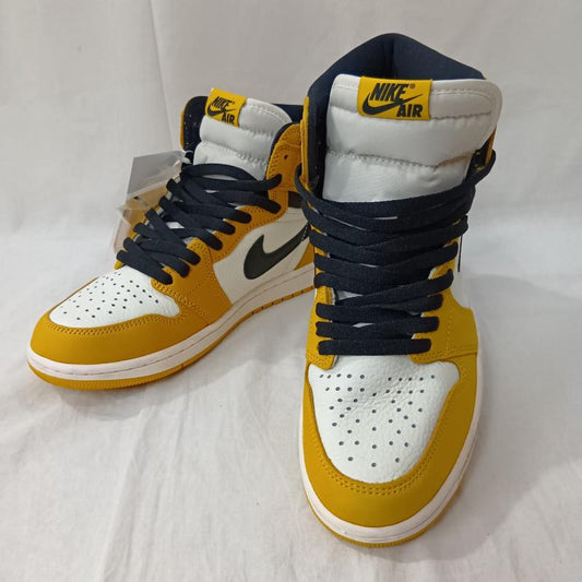 ナイキ NIKE スニーカー スニーカー NIKE ナイキ Air Jordan 1 Retro High OG ナイキ エアジョーダン 1 レトロ ハイ オリジナル イエローオークル DZ5485-701 26.5cm ロゴ、文字 黒 / ブラック / black X 白 / ホワイト / white X 黄 / イエロー / yellow メンズ USED 古着 中古 50133570