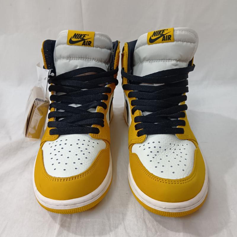 ナイキ NIKE スニーカー スニーカー NIKE ナイキ Air Jordan 1 Retro High OG ナイキ エアジョーダン 1 レトロ ハイ オリジナル イエローオークル DZ5485-701 26.5cm ロゴ、文字 黒 / ブラック / black X 白 / ホワイト / white X 黄 / イエロー / yellow メンズ USED 古着 中古 50133570