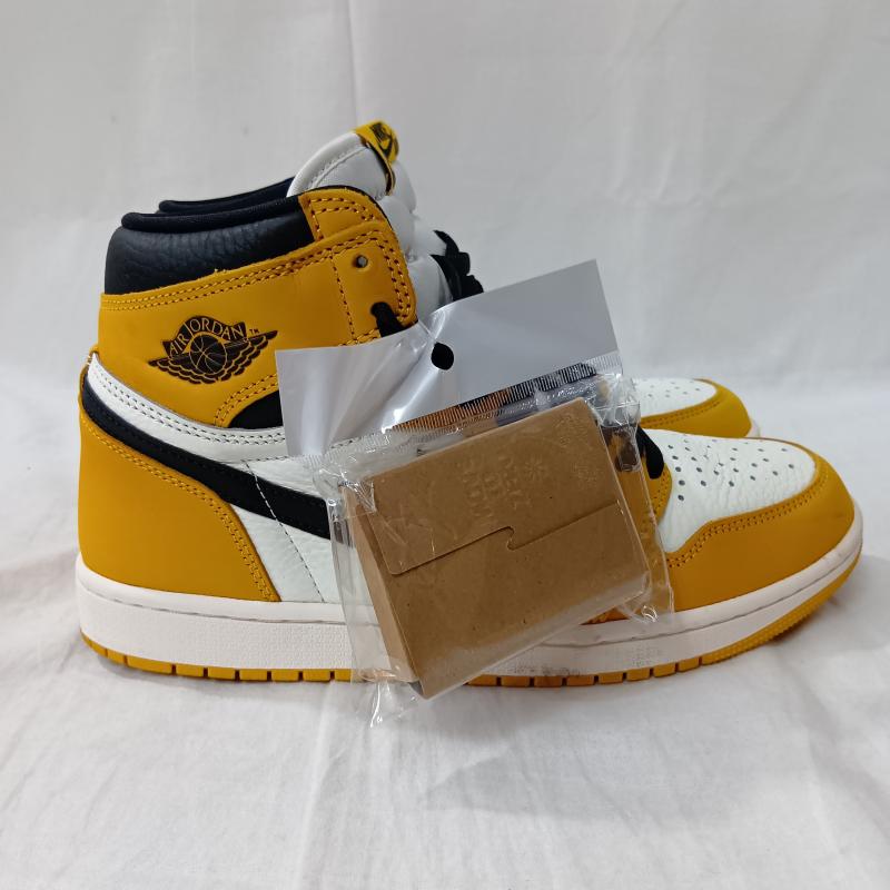 ナイキ NIKE スニーカー スニーカー NIKE ナイキ Air Jordan 1 Retro High OG ナイキ エアジョーダン 1 レトロ ハイ オリジナル イエローオークル DZ5485-701 26.5cm ロゴ、文字 黒 / ブラック / black X 白 / ホワイト / white X 黄 / イエロー / yellow メンズ USED 古着 中古 50133570