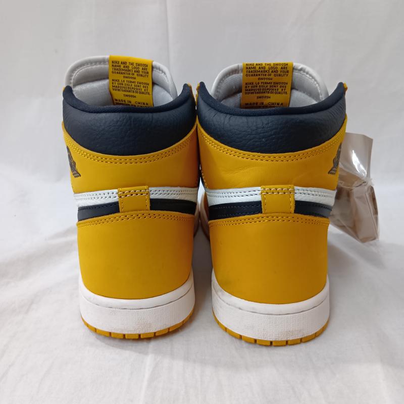 ナイキ NIKE スニーカー スニーカー NIKE ナイキ Air Jordan 1 Retro High OG ナイキ エアジョーダン 1 レトロ ハイ オリジナル イエローオークル DZ5485-701 26.5cm ロゴ、文字 黒 / ブラック / black X 白 / ホワイト / white X 黄 / イエロー / yellow メンズ USED 古着 中古 50133570