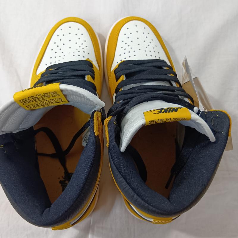 ナイキ NIKE スニーカー スニーカー NIKE ナイキ Air Jordan 1 Retro High OG ナイキ エアジョーダン 1 レトロ ハイ オリジナル イエローオークル DZ5485-701 26.5cm ロゴ、文字 黒 / ブラック / black X 白 / ホワイト / white X 黄 / イエロー / yellow メンズ USED 古着 中古 50133570
