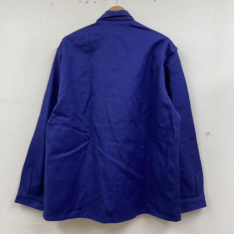 古着 USED ジャケット、上着 ジャンパー、ブルゾン ドイツ軍 カバーオール ワーク ジャケット ヘリンボーン HBT ユーロ ヴィンテージ 無地 青 / ブルー / blue メンズ USED 古着 中古 50133612