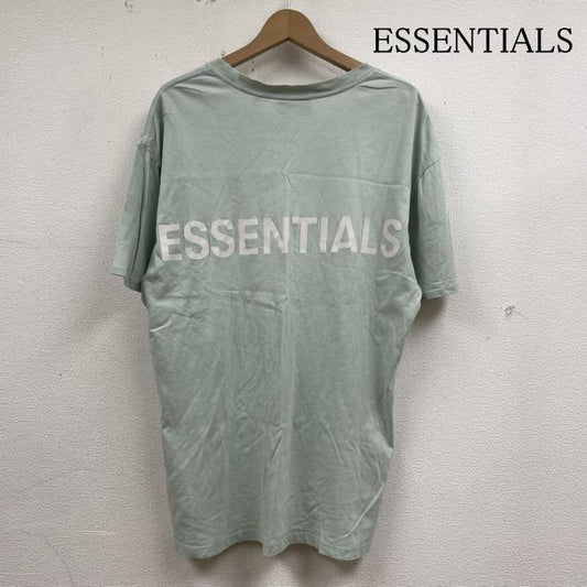 エッセンシャルズ ESSENTIALS Tシャツ 半袖 FEAR OF GOD 半袖 Tシャツ ロゴ プリント クルーネック カットソー ミントグリーン M ロゴ、文字 X プリント 薄緑 / ライトグリーン / メンズ USED 古着 中古 50133622
