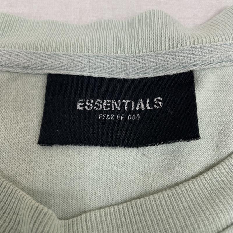 エッセンシャルズ ESSENTIALS Tシャツ 半袖 FEAR OF GOD 半袖 Tシャツ ロゴ プリント クルーネック カットソー ミントグリーン M ロゴ、文字 X プリント 薄緑 / ライトグリーン / メンズ USED 古着 中古 50133622