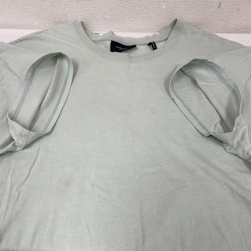 エッセンシャルズ ESSENTIALS Tシャツ 半袖 FEAR OF GOD 半袖 Tシャツ ロゴ プリント クルーネック カットソー ミントグリーン M ロゴ、文字 X プリント 薄緑 / ライトグリーン / メンズ USED 古着 中古 50133622