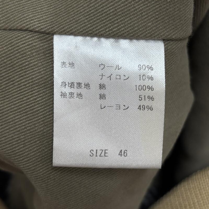 古着 USED ジャケット、上着 ジャンパー、ブルゾン CAMEL lorinza キャメル ロリンザ 日本製 ウール ヘリンボーン 無地 切替し スタジャン バーシティジャケット 46 黒 / ブラック / black X ベージュ / ベージュ / beige メンズ USED 古着 中古 50133691
