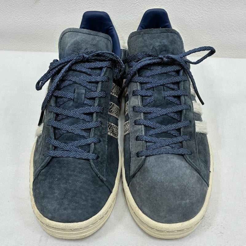 アディダスオリジナルス adidas originals スニーカー スニーカー CAMPUS 80s キャンパス 2021ss ハラコ スネークスキン GY0406 27.5cm ストライプ X ヘビ柄 紺 / ネイビー / navy X 白 / ホワイト / white メンズ USED 古着 中古 50133716
