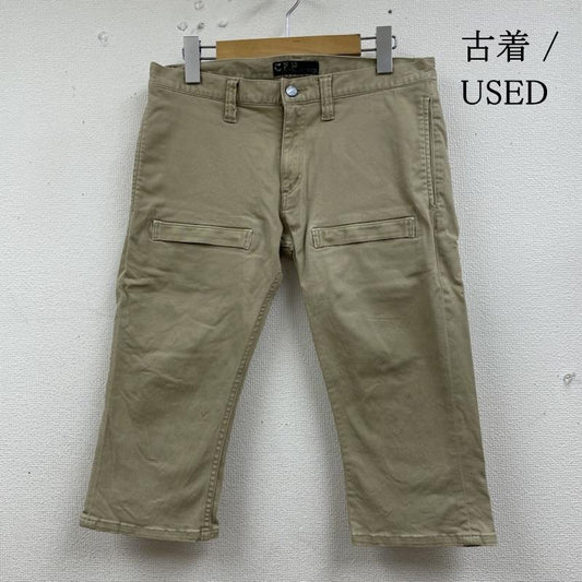 古着 USED パンツ ショートパンツ C.F.P ミディアム丈 ショート パンツ ハーフ チノ ジップフライ 無地 M 無地 ベージュ / ベージュ / beige メンズ USED 古着 中古 50133740