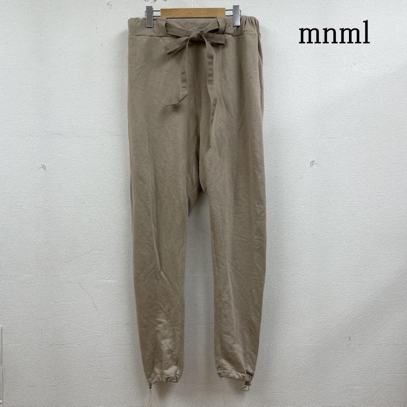 ミニマル mnml パンツ ワークパンツ、ペインターパンツ Baggy Track Sweatpants トラックパンツ スウェットパンツ ソックスイン M 無地 ベージュ / ベージュ / beige メンズ USED 古着 中古 50133792