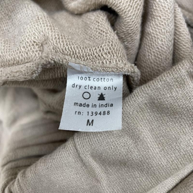 ミニマル mnml パンツ ワークパンツ、ペインターパンツ Baggy Track Sweatpants トラックパンツ スウェットパンツ ソックスイン M 無地 ベージュ / ベージュ / beige メンズ USED 古着 中古 50133792