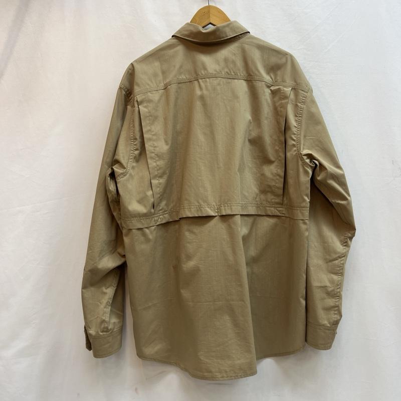 カーハート Carhartt シャツ、ブラウス 長袖 SOLID SHORT L/S SHIRT ボタンダウンシャツ ワークシャツ L ベージュ / ベージュ / beige メンズ USED 古着 中古 50133829