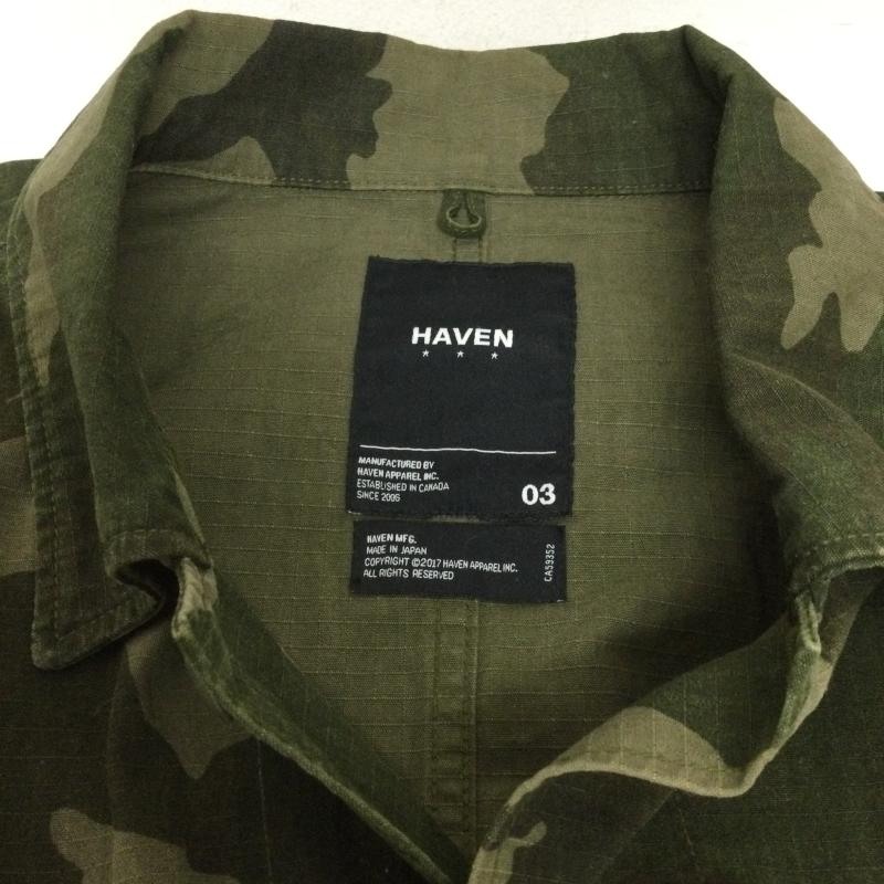 古着 USED ジャケット、上着 ジャンパー、ブルゾン HAVEN ミリタリージャケット 迷彩　カモフラ　カバーオール 3 カモフラージュ柄・迷彩 カーキ / カーキ / khaki メンズ USED 古着 中古 50133852