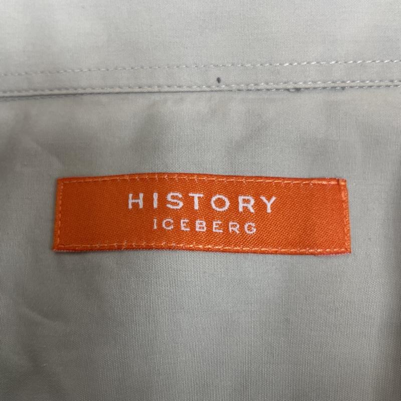アイスバーグ ICEBERG シャツ、ブラウス 長袖 ICEBERG HISTORY 長袖 シャツ キャラクター ロゴ 刺繍入り キャラクター L ロゴ、文字 X キャラクター X 刺繍 グレージュ / グレージュ / メンズ USED 古着 中古 50133855